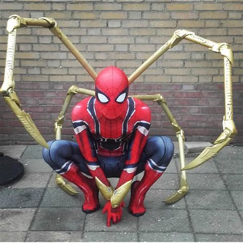 iron spider outfit|iron spider costume with tentacles.